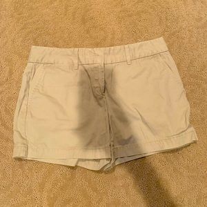 2 Loft Dress Shorts. One is Navy the other is Khaki. Both size 4.